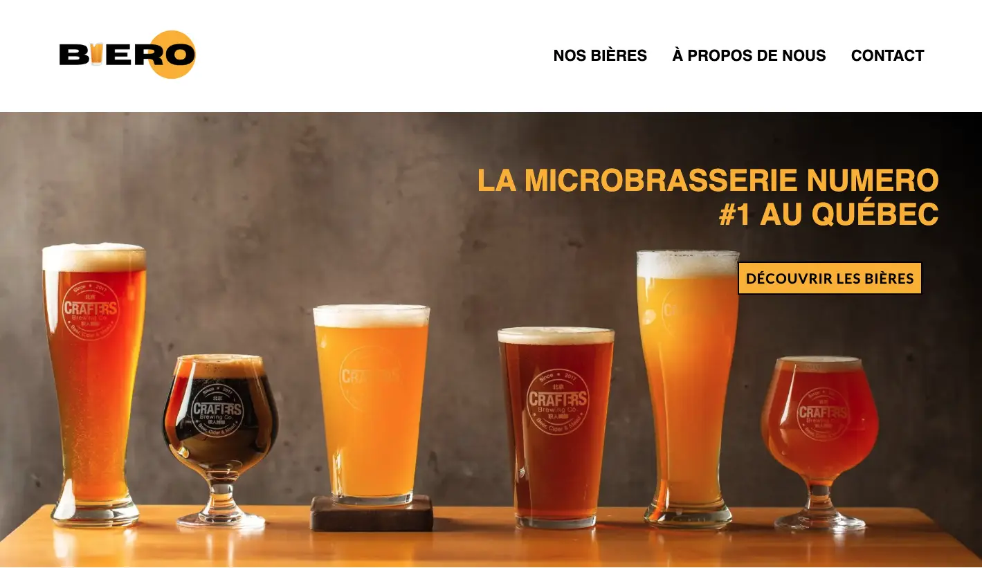 Site biero réalisé avec angular, node.js, react