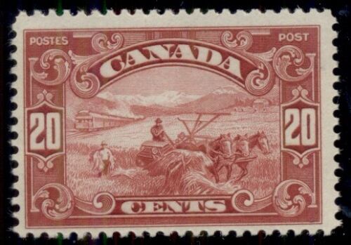 CANADA #157, 20¢ Blé de récolte, og, NH, VF, Scott 120,00 $