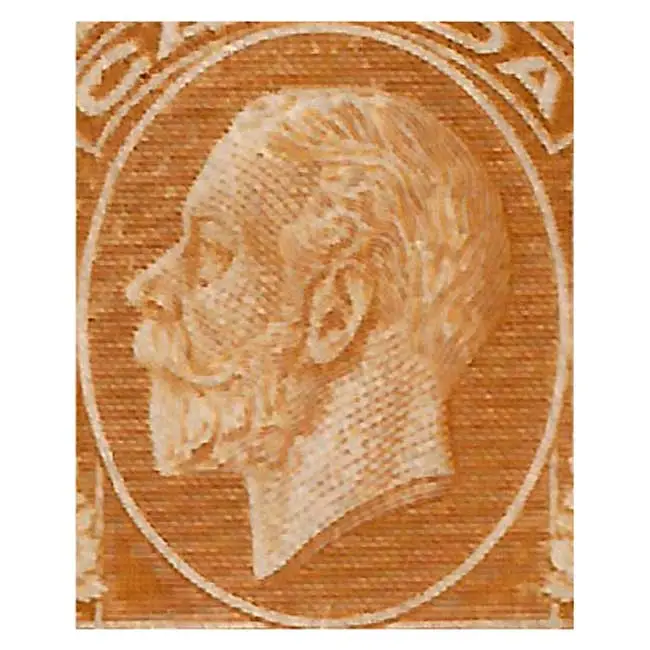 Canada Sc # 198 MH 1932 4 ¢ ocre King George V "Médaillon" Émission