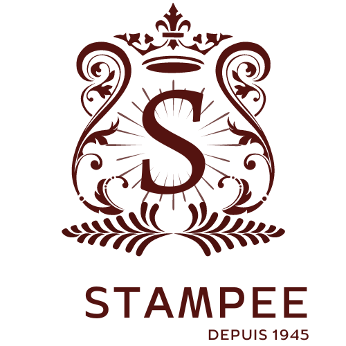 Logo stampee rouge
